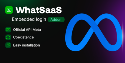 WhatSaaS Meta Cloud - Official WhatsApp Cloud API with One-Click Embedded Signup (Add-on)