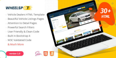 Wheelspot - Vehicle Listing Template