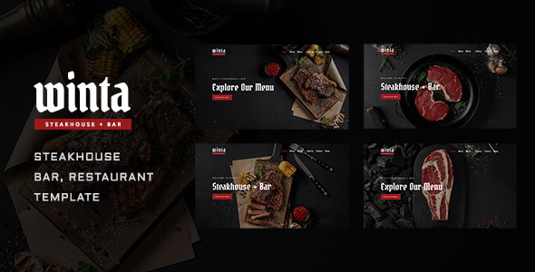 Winta - Steakhouse, Bar, Winery and Restaurant Template Winta - Steakhouse, Bar, Winery and Restaurant Template