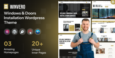 Winvero - Windows & Doors Services WordPress Theme