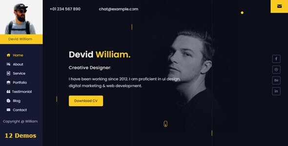 Wokoya | Personal Portfolio vCard HTML Template Wokoya | Personal Portfolio vCard HTML Template