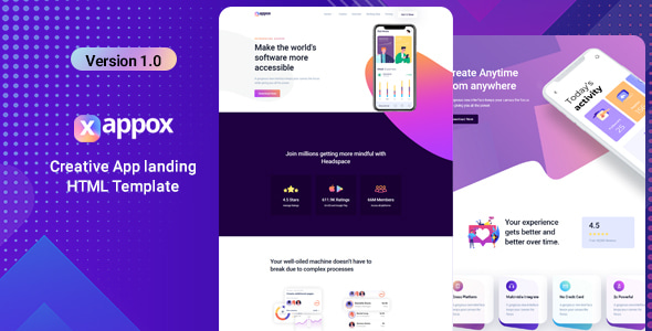 Xappox - App Landing Page Xappox - App Landing Page
