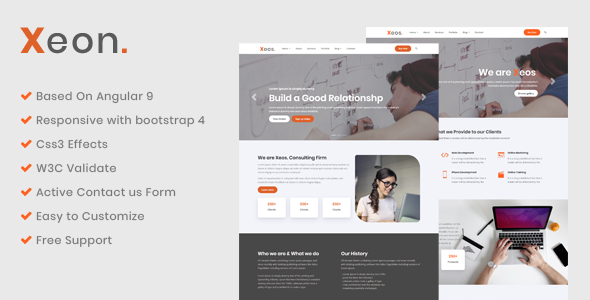 Xeon - Angular Business template Xeon - Angular Business template