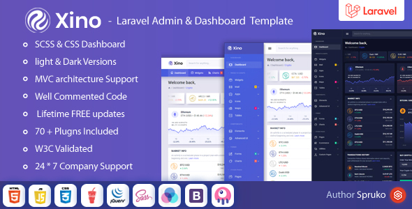 Xino – Laravel Crypto Admin & Dashboard Template Xino – Laravel Crypto Admin & Dashboard Template