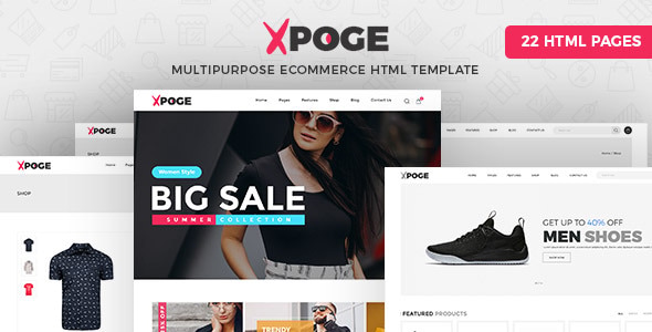 Xpoge | Multipurpose eCommerce HTML Template Xpoge | Multipurpose eCommerce HTML Template