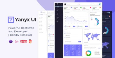 Yanyx UI - Bootstrap 4 + Laravel Starter Kit Admin Dashboard Template