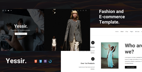 Yesir — Fashion HTML Template Yesir — Fashion HTML Template