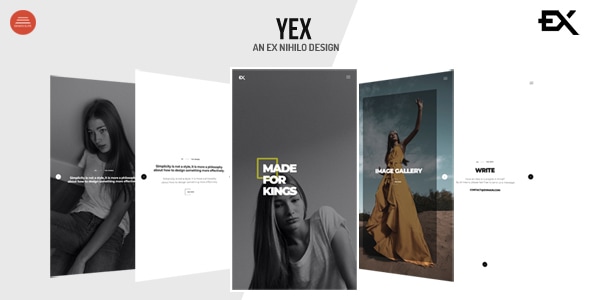 Yex - One Page Portfolio Template Yex - One Page Portfolio Template