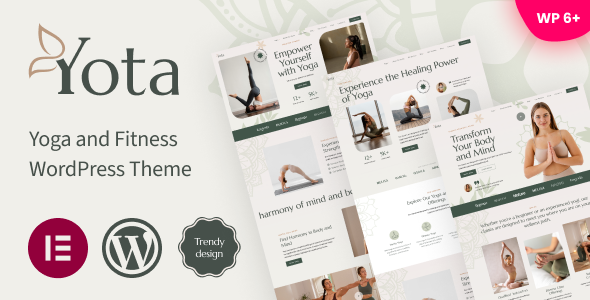 Yota - Yoga and Fitness WordPress Theme Yota - Yoga and Fitness WordPress Theme