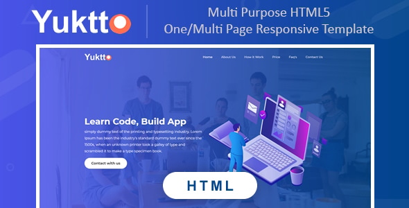 Yuktto | Multi Purpose Html5 Responsive One/Multi Page Business Template Yuktto | Multi Purpose Html5 Responsive One/Multi Page Business Template