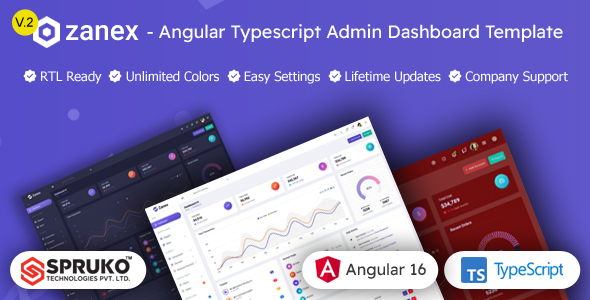 Zanex - Angular Admin & Dashboard Template Zanex - Angular Admin & Dashboard Template