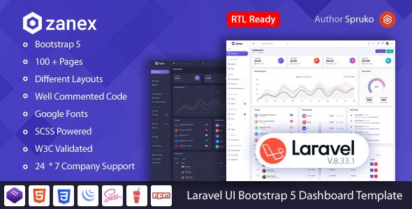Zanex – Laravel Bootstrap 5 Dashboard Template Zanex – Laravel Bootstrap 5 Dashboard Template