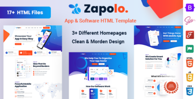 Zapolo | Agency App & Software Bootstrap 5 HTML Template