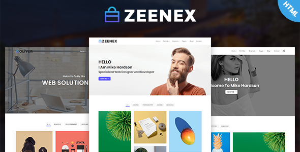 Zeenex - Personal Portfolio Template Zeenex - Personal Portfolio Template