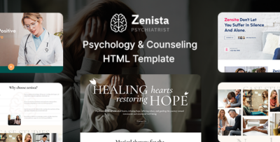 Zenista - Psychology & Counseling HTML Template