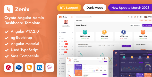Zenix - Crypto Angular Admin Dashboard Template Zenix - Crypto Angular Admin Dashboard Template
