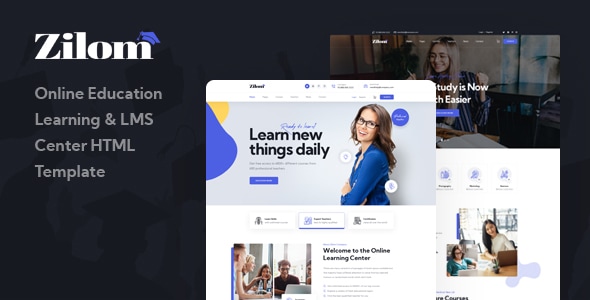 Zilom - Online Education Learning HTML Template Zilom - Online Education Learning HTML Template