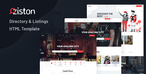 Ziston - Directory & Listings HTML Template Ziston - Directory & Listings HTML Template