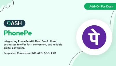 PhonePe - Dash SaaS Add-On