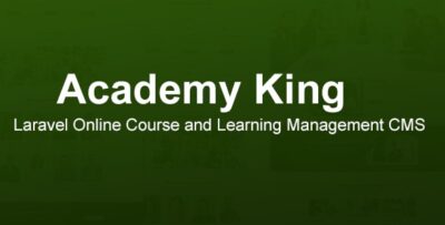 Academy King - Laravel Online Course and Learning Management CMS