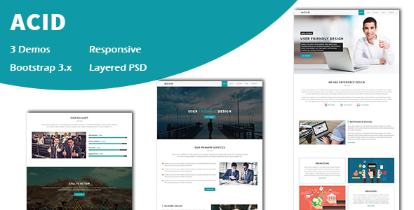 Acid - Multipurpose Responsive One page HTML Template Acid - Multipurpose Responsive One page HTML Template