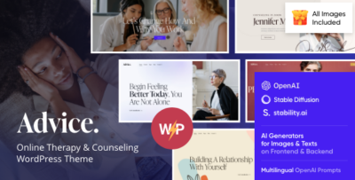 Advice - Psychology, Therapy & Counseling WordPressTheme