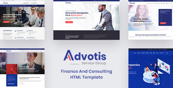 Advotis - Finance And Business Consulting HTML Template Advotis - Finance And Business Consulting HTML Template