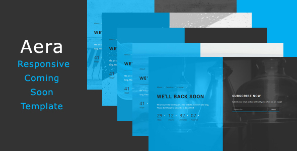 Aera - Responsive Coming Soon Template Aera - Responsive Coming Soon Template