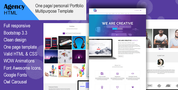 Agency- Creative Multi-Purpose HTML Template Agency- Creative Multi-Purpose HTML Template