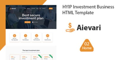 Aievari -  HYIP Investment Business HTML Template