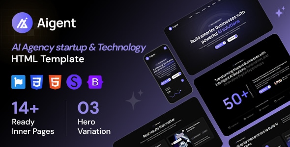 Aigent - AI Agency & Technology HTML Template Aigent - AI Agency & Technology HTML Template