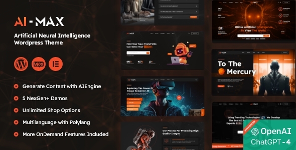 AIMAX - AI Agency WordPress Theme AIMAX - AI Agency WordPress Theme