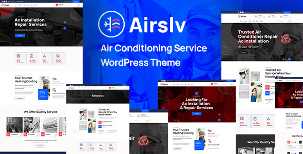 Airslv - Heating & Air Conditioning WordPress Theme Airslv - Heating & Air Conditioning WordPress Theme