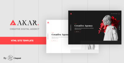 Akar - Creative Digital & Marketing Agency OnePage Template