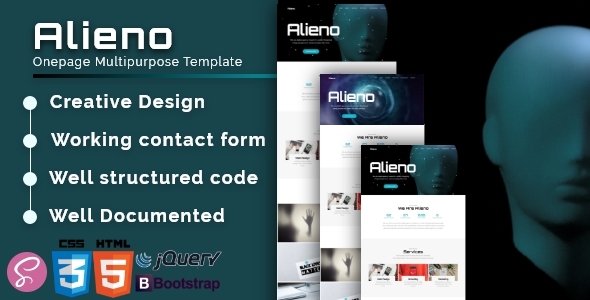 Alieno - Onepage Multipurpose Template Alieno - Onepage Multipurpose Template