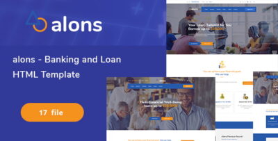 Alons - Banking and Loan HTML Template
