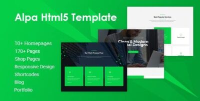 Alpa | Responsive Multipurpose HTML Website Template