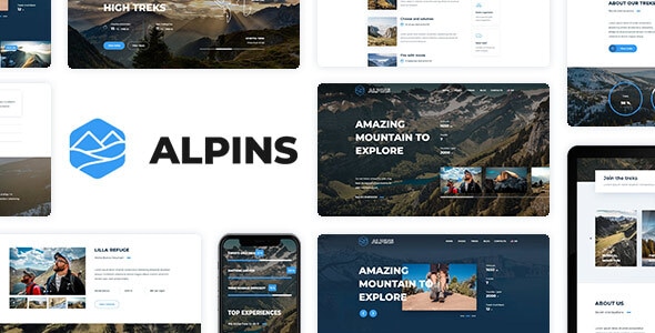 Alpins - Mountain And Hiking Template Alpins - Mountain And Hiking Template