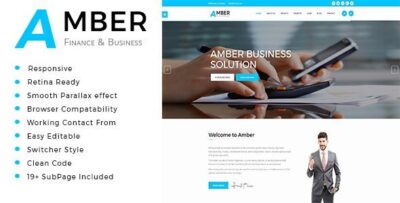 Amber - Business Consulting and Professional Services HTML Template