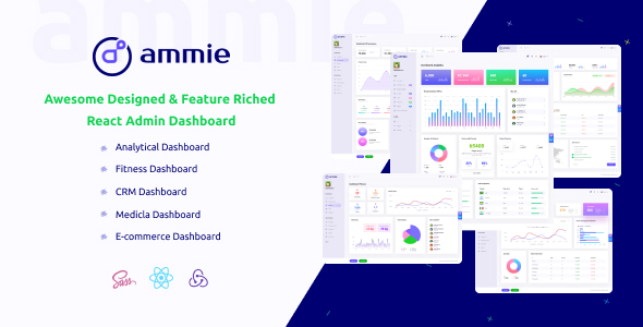 Ammie - React Admin Template Ammie - React Admin Template