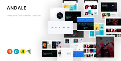 Andale - Creative HTML5 Portfolio Template