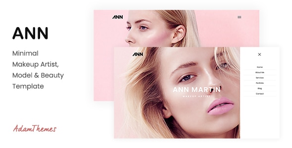 ANN — Minimal Makeup Artist, Model & Beauty Template ANN — Minimal Makeup Artist, Model & Beauty Template