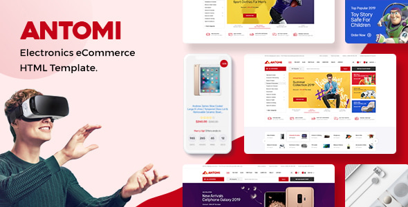 Antomi - Electronics eCommerce HTML Template Antomi - Electronics eCommerce HTML Template