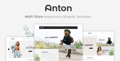Anton - Multi Store Responsive Shopify Theme