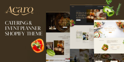 Ap Acaro - Catering & Event Planner Shopify Theme