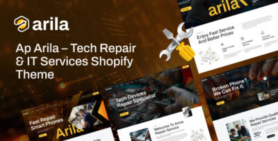 Ap Arila - Tech Repair & IT Services Shopify Theme