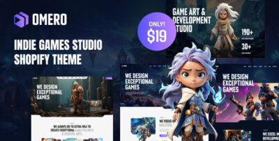 Ap Omero - Indie Games studio Shopify Theme