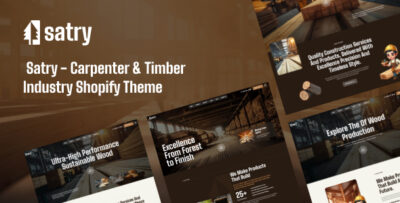 Ap Satry - Carpentry, Forestry & Wood Manufacturing Shopify Theme