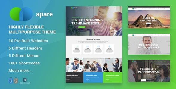 Apare - Responsive Multipurpose HTML Template Apare - Responsive Multipurpose HTML Template