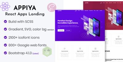 Appiya - React App Landing Page
